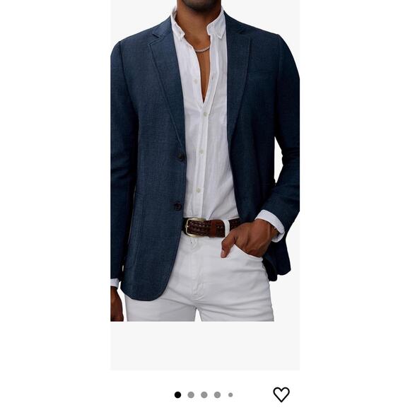 GRACE KARIN Men's Casual Blazer Suit Jackets 2 Button Lightweight Sport Coats XL - Picture 6 of 16